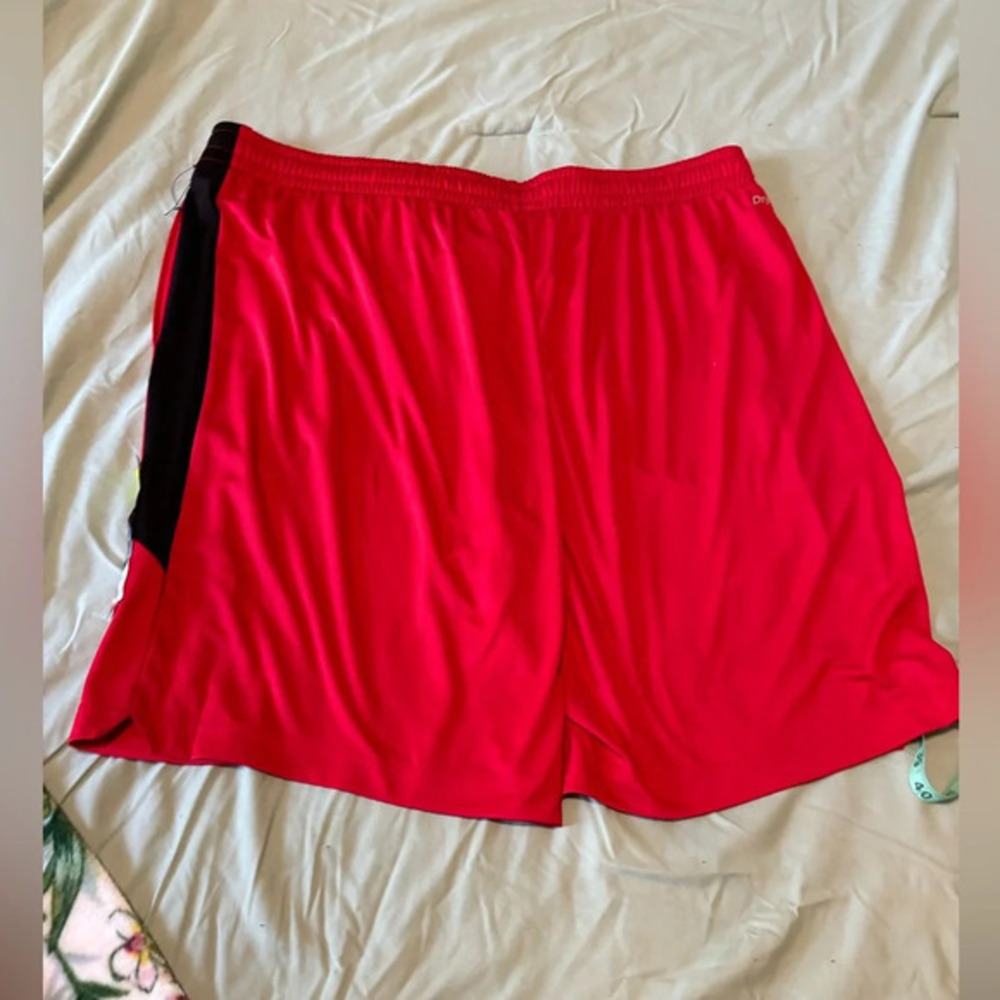 Dry Tek Gear Shorts Men XXL Tall Moisture Wicking Pockets Red 1060-63